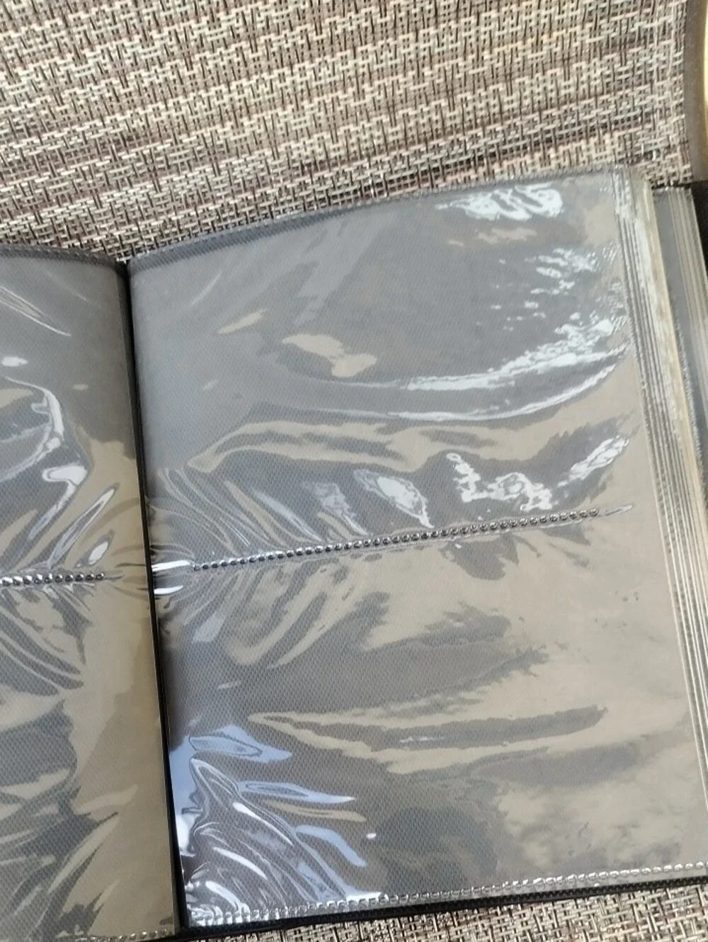 Classic Black Leather Picture Frame , Album Holds Up To 200 For By Home Accents